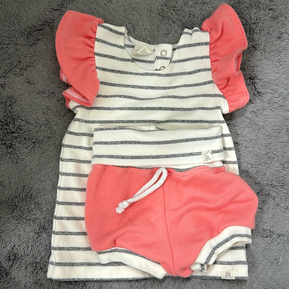 Lulu & Roo Baby Girl Matching Set